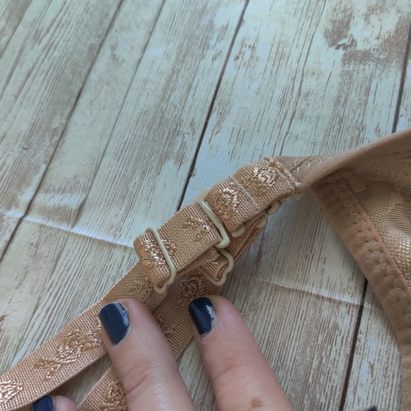 Chic shaper beige open bust shapewear size L EUC - Picture 3 of 6